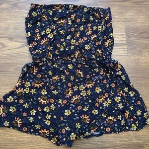 FOREVER 21 floral romper